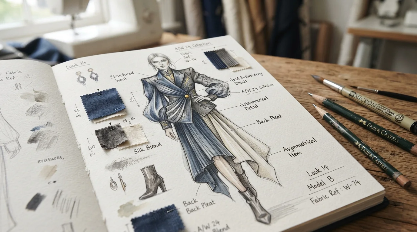 Build the visual world around the collection.